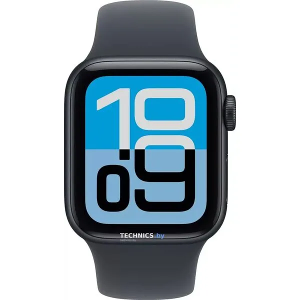 Умные часы Apple Watch SE 3 40 мм (алюминиевый корпус, полуночный/полуночный, спортивный силиконовый ремешок M/L)