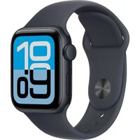 Умные часы Apple Watch SE 3 40 мм (алюминиевый корпус, полуночный/полуночный, спортивный силиконовый ремешок S/M)