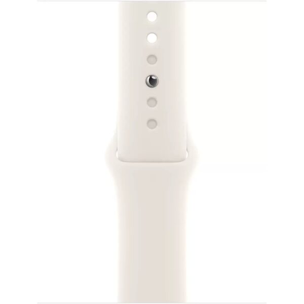 Умные часы Apple Watch SE 3 40 мм (алюминиевый корпус, звездный свет/звездный свет, спортивный силиконовый ремешок S/M)