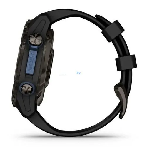 Умные часы Garmin Descent Mk3i 43мм (карбоново-серый титан, с черным силиконовым ремешком)