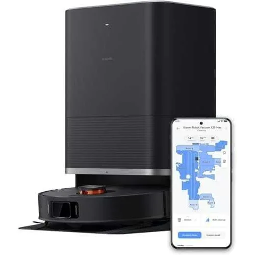 Робот-пылесос Xiaomi Robot Vacuum X20 Max D109GL (евровилка, черный)