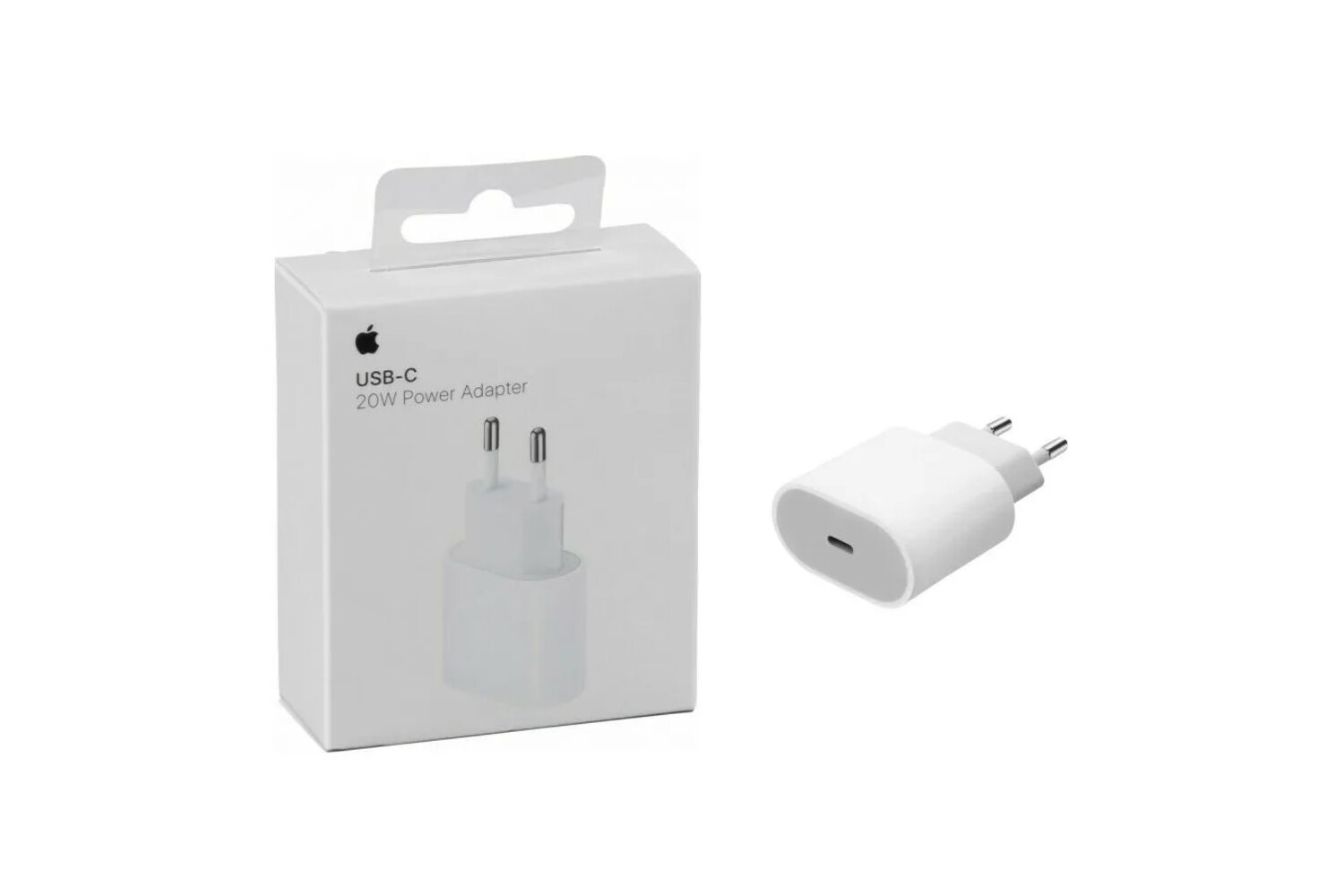 Apple 20W USB-C Power Adapter (MHJE3ZM/A): купить оригинальную зарядку в Минске