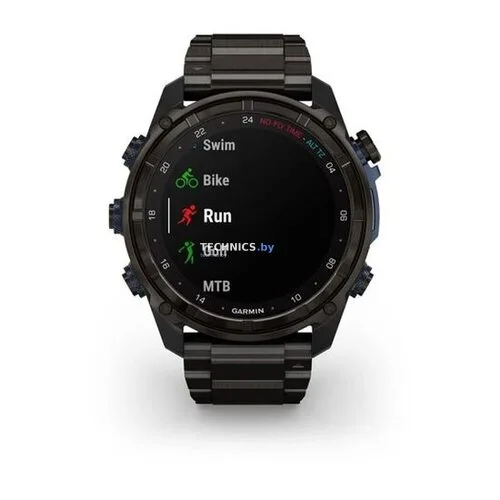Умные часы Garmin Descent Mk2i (титан с DLC/черный)