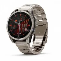 Умные часы Garmin Fenix 8 Sapphire, Titanium 47мм (светло-серый, титановый ремешок)