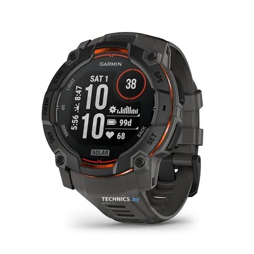 Умные часы Garmin Instinct 3 50 мм (черный)