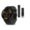 Умные часы Garmin Venu 3 (черный, с кожаным ремешком)