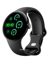 Умные часы Google Pixel Watch 3 41 мм (черный матовый/обсидиан, спортивный силиконовый ремешок)