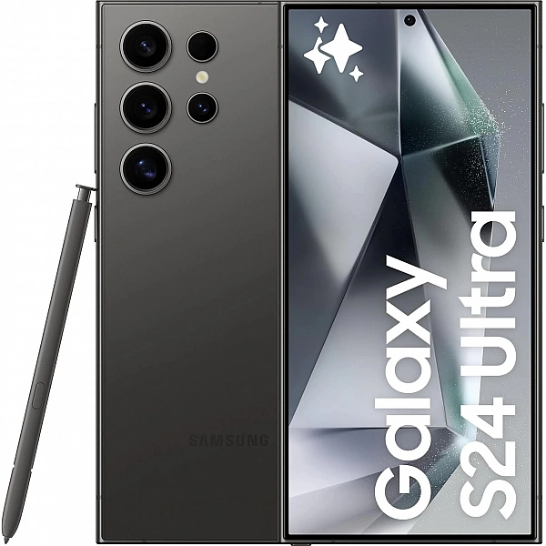 Смартфон Samsung Galaxy S24 Ultra SM-S928B 512GB (титановый черный)