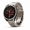 Умные часы Garmin Fenix 8 Sapphire, Titanium 47мм (светло-серый, титановый ремешок)