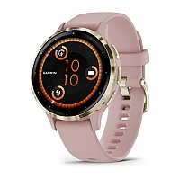 Умные часы Garmin Venu 3S (розовый, с силиконовым ремешком)