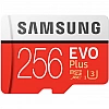 Карта памяти Samsung EVO Plus microSDXC 256GB + SD адаптер