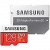 Карта памяти Samsung EVO Plus microSDXC 128GB + SD адаптер