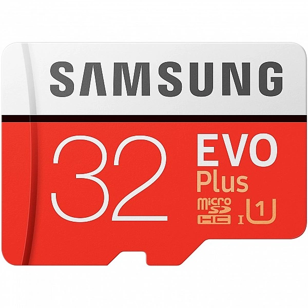 Карта памяти Samsung EVO Plus microSDXC 32GB + SD адаптер