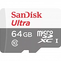 Карта памяти SanDisk Ultra microSDXC 64 ГБ