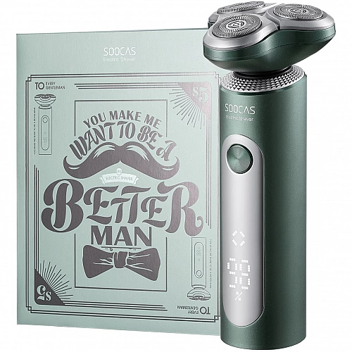 Электробритва Xiaomi Soocas Electric Shaver S5 green 4в1