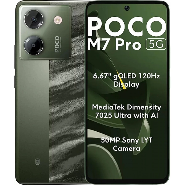 Смартфон POCO M7 Pro 5G 12GB/256GB международная версия (зеленый)