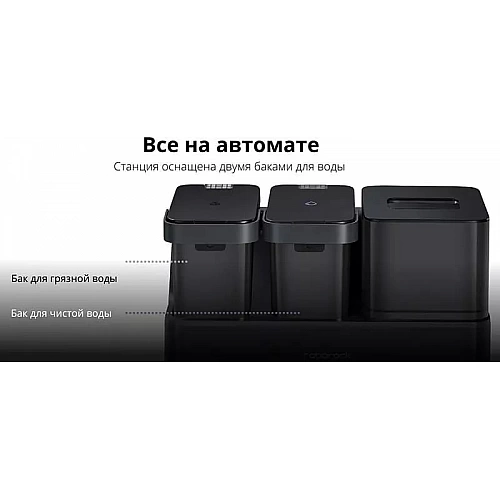 Робот-пылесос Roborock S7 MaxV Ultra Black