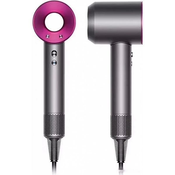 Фен Dyson HD08 Supersonic Серебристый/фуксия