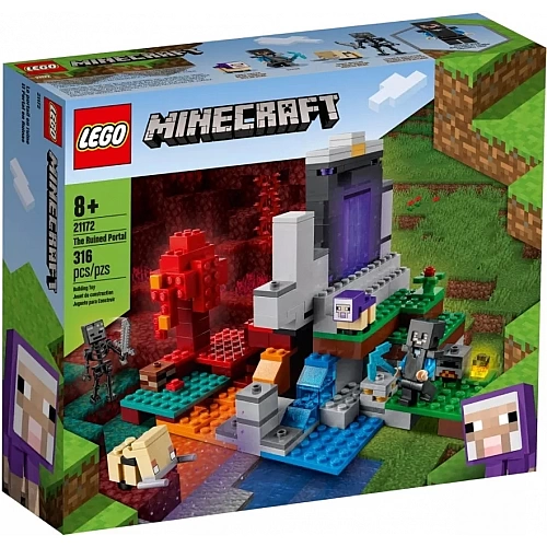 Конструктор LEGO Minecraft 21172 Разрушенный портал