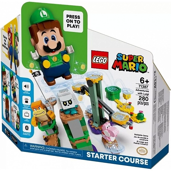 Конструктор LEGO Super Mario 71387 Стартовый набор «Приключения вместе с Луиджи»