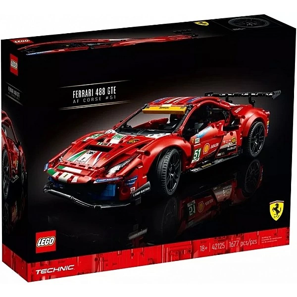 Конструктор LEGO Technic 42125 Ferrari 488 GTE AF Corse 51