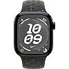 Умные часы Apple Watch Nike Series 10 42 мм (алюминиевый корпус, черный/полуночный, спортивный силиконовый ремешок S/M)