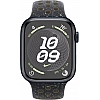 Умные часы Apple Watch Nike Series 9 41 мм (алюминиевый корпус, полуночный/полуночный, спортивный силиконовый ремешок S/M)