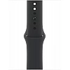 Умные часы Apple Watch Series 10 42 мм (алюминиевый корпус, серебристый/черный, спортивный силиконовый ремешок S/M)