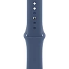 Умные часы Apple Watch Series 10 42 мм (алюминиевый корпус, серебристый/синий, спортивный силиконовый ремешок M/L)