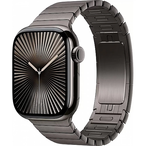 Умные часы Apple Watch Series 10 42 мм (титановый корпус, сланец/сланец, стальной ремешок)