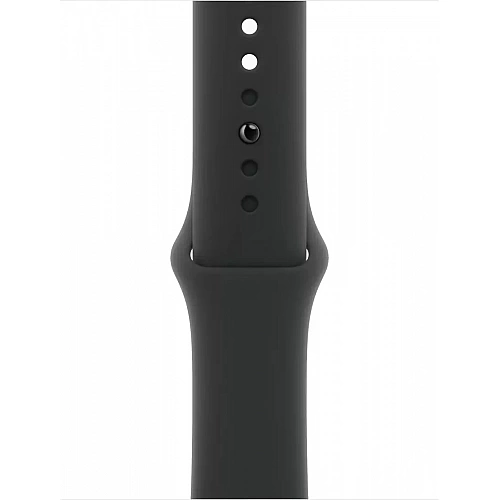 Умные часы Apple Watch Series 10 46 мм (алюминиевый корпус, черный/черный, спортивный силиконовый ремешок S/M)