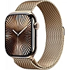 Умные часы Apple Watch Series 10 LTE 42 мм (титановый корпус, золотистый/золотистый, миланская петля)