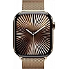 Умные часы Apple Watch Series 10 LTE 42 мм (титановый корпус, золотистый/золотистый, миланская петля)