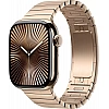 Умные часы Apple Watch Series 10 LTE 42 мм (титановый корпус, золотистый/золотистый, стальной ремешок)