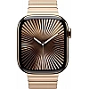 Умные часы Apple Watch Series 10 LTE 42 мм (титановый корпус, золотистый/золотистый, стальной ремешок)