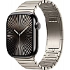 Умные часы Apple Watch Series 10 LTE 46 мм (титановый корпус, черный/натуральный, стальной ремешок)
