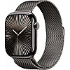 Умные часы Apple Watch Series 10 LTE 46 мм (титановый корпус, черный/сланец, миланская петля)