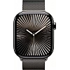 Умные часы Apple Watch Series 10 LTE 46 мм (титановый корпус, черный/сланец, миланская петля)