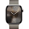 Умные часы Apple Watch Series 10 LTE 46 мм (титановый корпус, титановый/титановый, миланская петля)