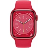 Умные часы Apple Watch Series 8 41 мм (алюминиевый корпус, красный/красный, спортивный силиконовый ремешок S/M)