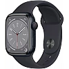 Умные часы Apple Watch Series 8 41 мм (алюминиевый корпус, полуночный/полуночный, спортивный силиконовый ремешок)