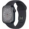 Умные часы Apple Watch Series 8 41 мм (алюминиевый корпус, полуночный/полуночный, спортивный силиконовый ремешок S/M)