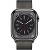Умные часы Apple Watch Series 8 41 мм (корпус из нержавеющей стали, графитовый/графитовый, миланский сетчатый браслет)