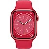 Умные часы Apple Watch Series 8 45 мм (алюминиевый корпус, красный/красный, спортивный силиконовый ремешок M/L)