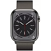 Умные часы Apple Watch Series 8 45 мм (корпус из нержавеющей стали, графитовый/графитовый, миланский сетчатый браслет)