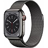 Умные часы Apple Watch Series 8 LTE 41 мм (корпус из нержавеющей стали, графит/миланский графитовый)