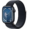 Умные часы Apple Watch Series 9 41 мм (алюминиевый корпус, полуночный/полуночный, нейлоновый ремешок)