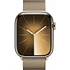 Умные часы Apple Watch Series 9 LTE 41 мм (корпус из нержавеющей стали, золото/миланский золотистый)