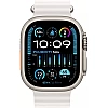 Умные часы Apple Watch Ultra 2 LTE 49 мм (титановый корпус, титановый/белый, ремешок из эластомера)
