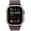 Умные часы Apple Watch Ultra 2 LTE 49 мм (титановый корпус, титановый/индиго, текстильный ремешок размера L)